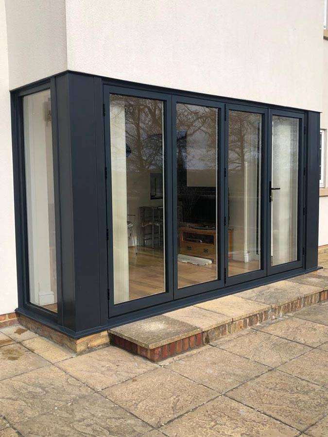 Carmarthen1190 90 Complete Bifold Grey
